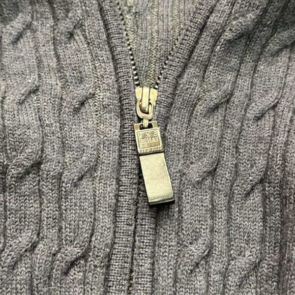 IKE Behar Men’s Cable knit Baby Alpeca Blended Sweater Cardigan size S - Picture 6 of 9